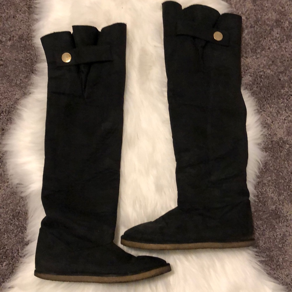 Stella McCartney Thigh High Faux Suede Boots